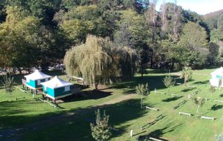 Tentes famille et emplacements simple camping Amestoya à Bidarray